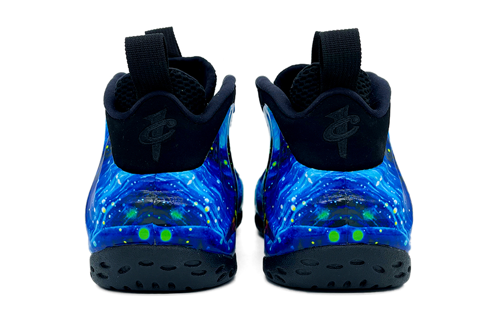 Purchase 【定制球鞋】 Nike Foamposite One 梵高 星空 噴泡 中筒 復古籃球鞋 男女同款 黃藍色