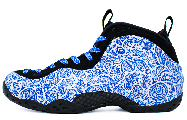 [Custom Shoes] Nike Foamposite One 'White Paisley'