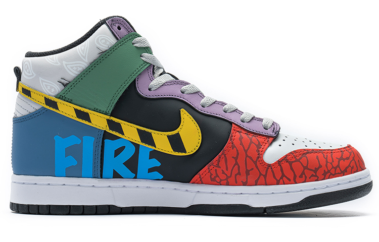 [Custom Shoes] Nike Fragment Design Dunk High 'Beijing Wild Crane Splatter Lightning Mars Cashew Flower' 圖 2