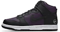 Cheap 【定制球鞋】Fragment Design x Nike Dunk High 藤原浩聯名 閃電 萬聖節系列 黑魔法 通靈爪痕 手縫線 板鞋 男女同款 黑白橙紫