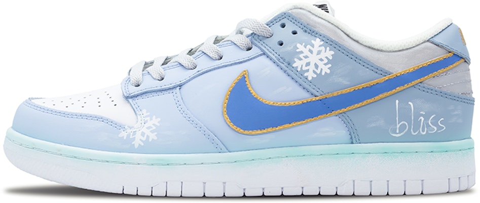 【定製球鞋】Nike Dunk Low retro 閃電研究所 藍色情人節 聖誕 冰雪奇緣 低幫 板鞋 男款 白藍金 送禮 Buy 【定製球鞋】Nike Dunk Low retro 閃電研究所 藍色情人節 聖誕 冰雪奇緣 低幫 板鞋 男款 白藍金 送禮