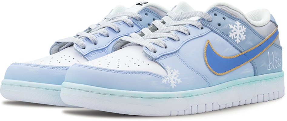 【定製球鞋】Nike Dunk Low retro 閃電研究所 藍色情人節 聖誕 冰雪奇緣 低幫 板鞋 男款 白藍金 送禮 Lookbook 【定製球鞋】Nike Dunk Low retro 閃電研究所 藍色情人節 聖誕 冰雪奇緣 低幫 板鞋 男款 白藍金 送禮