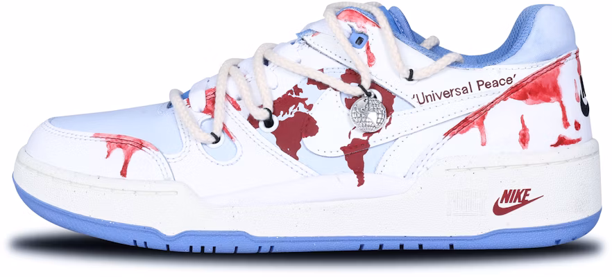 나이키 커스텀 풀포스 로우 '블루-화이트 그라피티' FB1362-100(Team293-复兴和平) Order 나이키 커스텀 풀포스 로우 '블루-화이트 그라피티' FB1362-100(Team293-复兴和平)