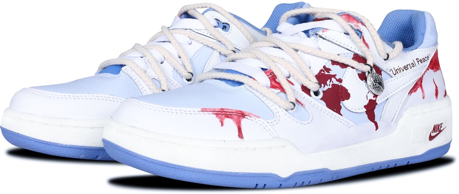 나이키 커스텀 풀포스 로우 '블루-화이트 그라피티' FB1362-100(Team293-复兴和平) Shop 나이키 커스텀 풀포스 로우 '블루-화이트 그라피티' FB1362-100(Team293-复兴和平)