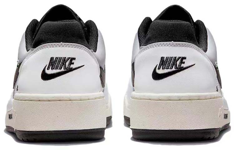 Shop 【訂製球鞋】Nike Full Force Low 可愛萌寵 懶散大熊貓 潮流舒適 防滑耐磨 低筒 板鞋 男款 白黑