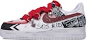 Buy 【定制球鞋】Nike Air Force 1 低幫 FUN FOR FUN SOS KID 潮玩聯名定制 男款 白色 板鞋