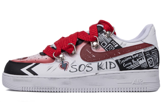 Nike Air Force 1 "Da Vinci" Negras Rojas CW2288-111(TeamM-男款娱乐至死联名) Order Nike Air Force 1 "Da Vinci" Negras Rojas CW2288-111(TeamM-男款娱乐至死联名)