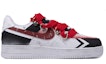 Lookbook Nike Air Force 1 "Da Vinci" Negras Rojas CW2288-111(TeamM-男款娱乐至死联名)