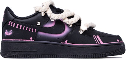 【定制球鞋】 Nike Air Force 1 Low FUN FOR FUN SOS KID 潮玩聯名定制 潮玩 集體失控 低筒 板鞋 GS 黑粉 Lookbook 【定制球鞋】 Nike Air Force 1 Low FUN FOR FUN SOS KID 潮玩聯名定制 潮玩 集體失控 低筒 板鞋 GS 黑粉