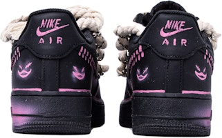 【定制球鞋】 Nike Air Force 1 Low FUN FOR FUN SOS KID 潮玩聯名定制 潮玩 集體失控 低筒 板鞋 GS 黑粉 Purchase 【定制球鞋】 Nike Air Force 1 Low FUN FOR FUN SOS KID 潮玩聯名定制 潮玩 集體失控 低筒 板鞋 GS 黑粉