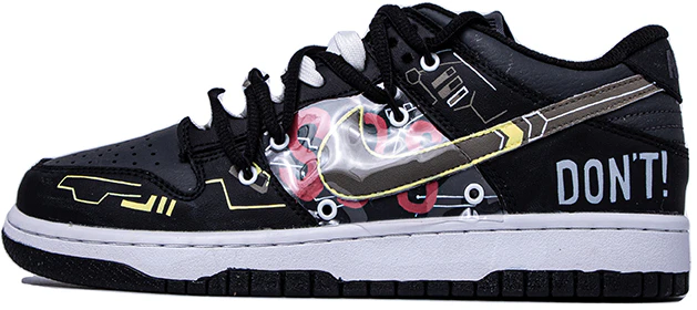 custom-shoes-nike-fun-for-fun-x-dunk-low-da-vinci-black-gold