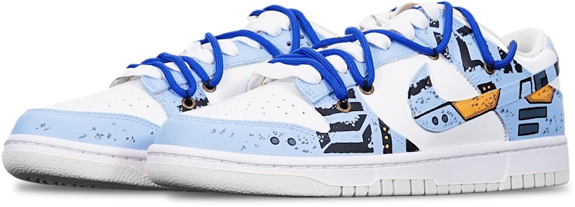 나이키 건담 x 덩크 로우 '사이버펑크 스모그 블루' 커스텀 DH9765-100(TeamT-战损II雾霾蓝S-BOX) Lookbook 나이키 건담 x 덩크 로우 '사이버펑크 스모그 블루' 커스텀 DH9765-100(TeamT-战损II雾霾蓝S-BOX)