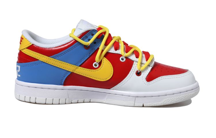 Order [Custom Shoes] Nike Gundam x Dunk Low 'Mecha Warrior Red Blue Yellow'