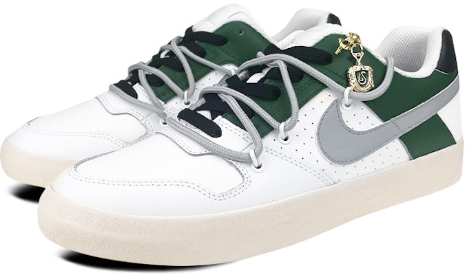 【定制球鞋】 Nike SB Delta Force VULC 是在玩鞋 哈利波特解構 低幫 板鞋 男女同款 綠 Lookbook 【定制球鞋】 Nike SB Delta Force VULC 是在玩鞋 哈利波特解構 低幫 板鞋 男女同款 綠