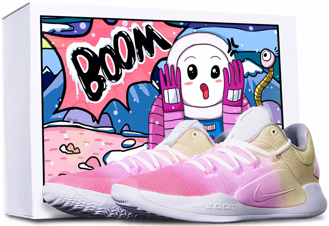 custom-shoes-nike-hyperdunk-10-low-macaron-gradient-red-orange-white