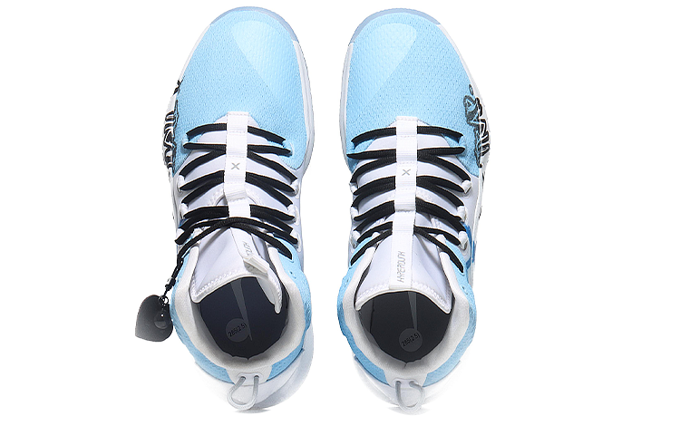 Shop [Sepatu Kustom] Nike Hyperdunk X 'Blue Graffiti Bear' AO7890-101(Team10--蓝色涂鸦熊）