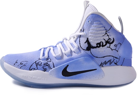 Buy Custom Shoes Nike Hyperdunk X Dopamine Blue Purple Graffiti AO7890 101 445684 Novelship