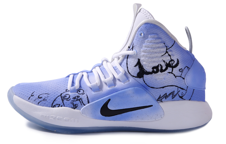 Buy [Kasut Custom] Nike Hyperdunk X 'Dopamine Biru Ungu Graffiti' AO7890-101-445684