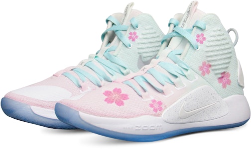 【定制球鞋】Nike Hyperdunk X 漸變櫻花 棉花糖 小清新 實戰籃球鞋 男款 粉藍 Lookbook 【定制球鞋】Nike Hyperdunk X 漸變櫻花 棉花糖 小清新 實戰籃球鞋 男款 粉藍