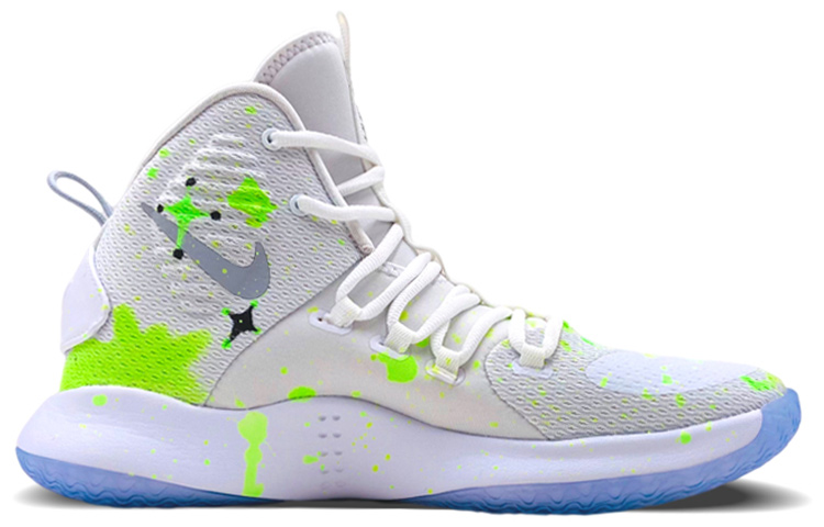Order 【定制鞋款】耐克 Hyperdunk X '涂鸦溅射' AO7890-101(TeamS-男款涂鸦泼墨白绿)