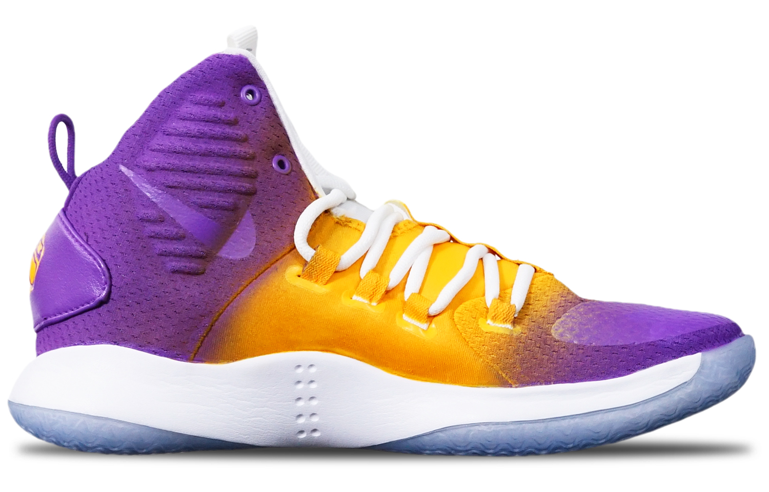 Order 나이키 하이퍼덩크 X '레이커스 그라데이션 눈꽃'(커스텀) AO7890-101(TeamT-湖人队中帮紫金渐变)