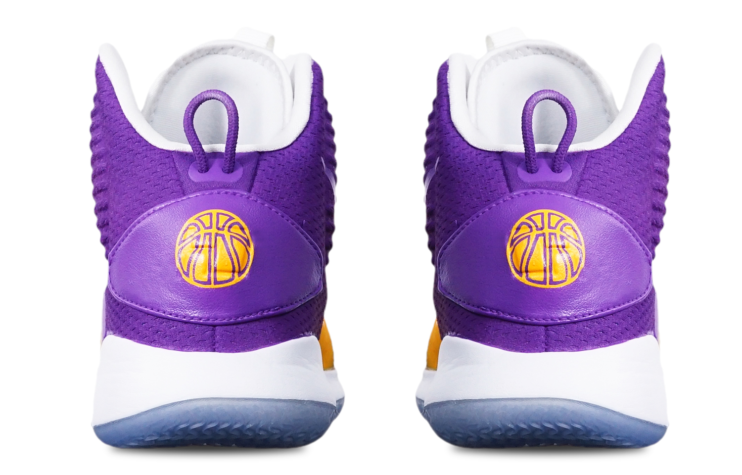 Shop 나이키 하이퍼덩크 X '레이커스 그라데이션 눈꽃'(커스텀) AO7890-101(TeamT-湖人队中帮紫金渐变)