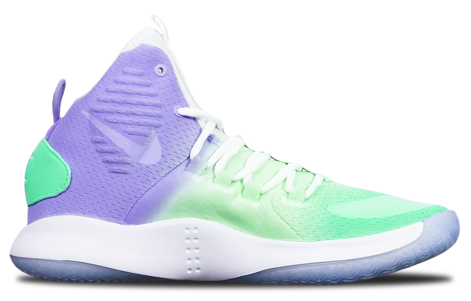 Order [Sneakers Kustom] Nike Hyperdunk X 'Macaron Hijau Ungu Pudar' AO7890-101(TeamT-三色渐变绿紫S-BOX)