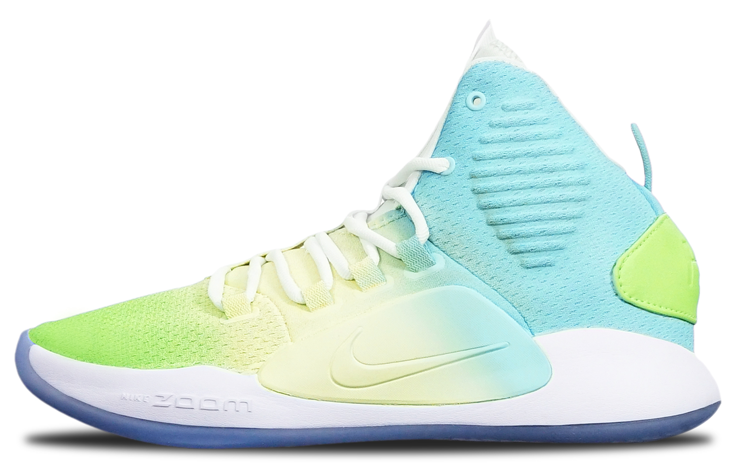 Buy [Kasut Custom] Nike Hyperdunk X 'Macaron Hijau Kuning Biru Gradient' AO7890-101(TeamT-三色渐变绿黄蓝S-BOX)