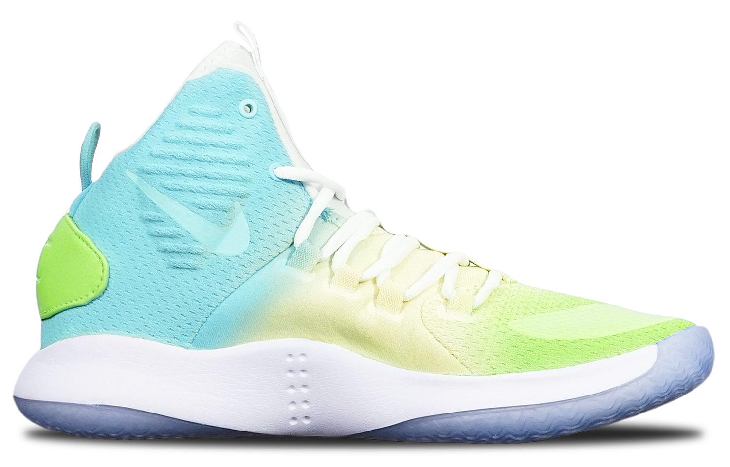 Order [Kasut Custom] Nike Hyperdunk X 'Macaron Hijau Kuning Biru Gradient' AO7890-101(TeamT-三色渐变绿黄蓝S-BOX)