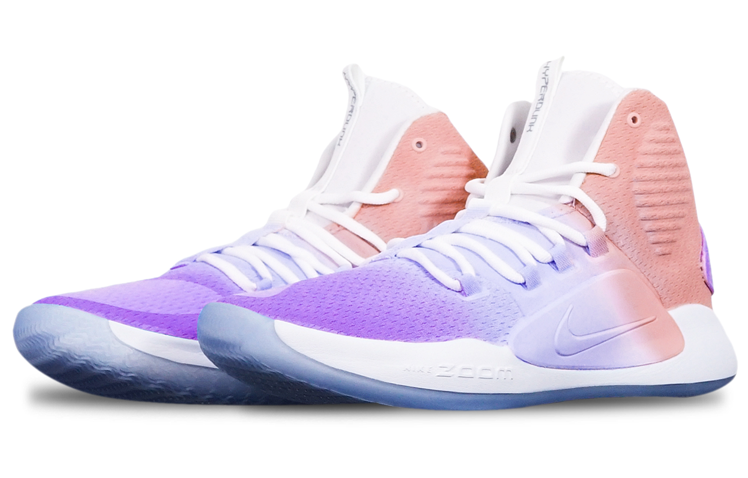 Lookbook [Kasut Custom] Nike Hyperdunk X 'Macaron Ungu-Jingga Gradient' AO7890-101(TeamT-三色渐变紫橙S-BOX)