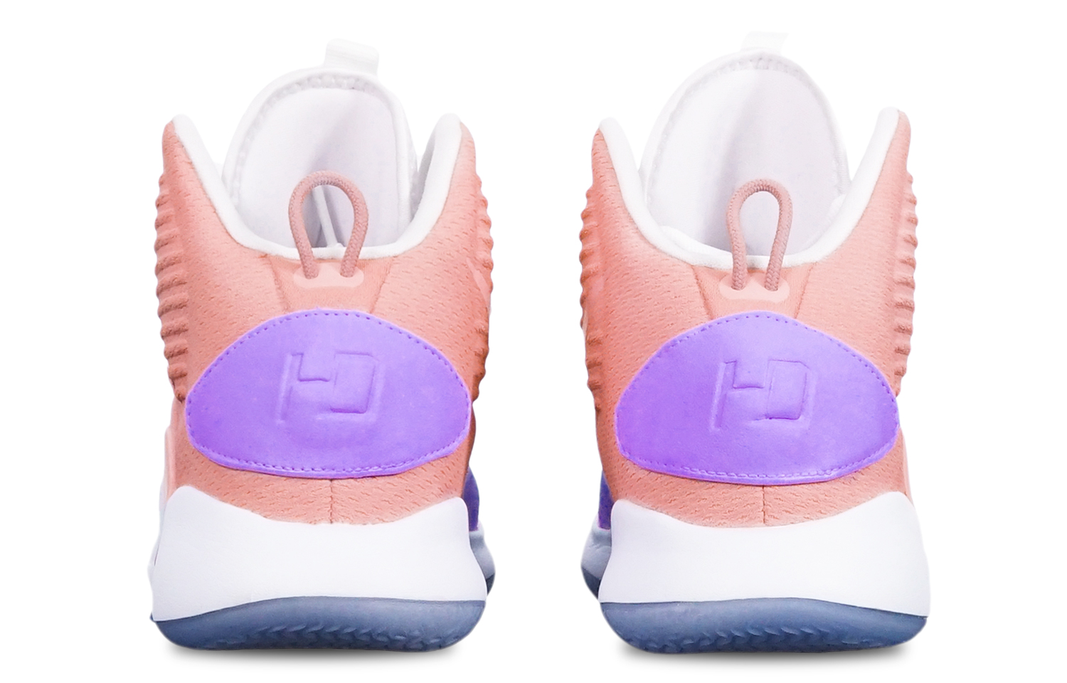 Shop [Kasut Custom] Nike Hyperdunk X 'Macaron Ungu-Jingga Gradient' AO7890-101(TeamT-三色渐变紫橙S-BOX)