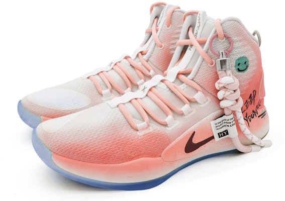 【訂製球鞋】Nike Hyperdunk X 多巴胺 夏日心動 漸變 防滑耐磨 高幫 籃球鞋 男款 粉白 Lookbook 【訂製球鞋】Nike Hyperdunk X 多巴胺 夏日心動 漸變 防滑耐磨 高幫 籃球鞋 男款 粉白