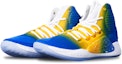 Lookbook Zapatillas Nike Hyperdunk X "Guerreros" Azul Amarillo AO7890-101(TeamT-勇士队中帮蓝黄渐变)