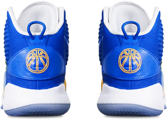 【定制球鞋】Nike Hyperdunk X 勇士隊配色漸變雪花 噴繪 中幫 籃球鞋 男款 藍黃漸變 Shop 【定制球鞋】Nike Hyperdunk X 勇士隊配色漸變雪花 噴繪 中幫 籃球鞋 男款 藍黃漸變