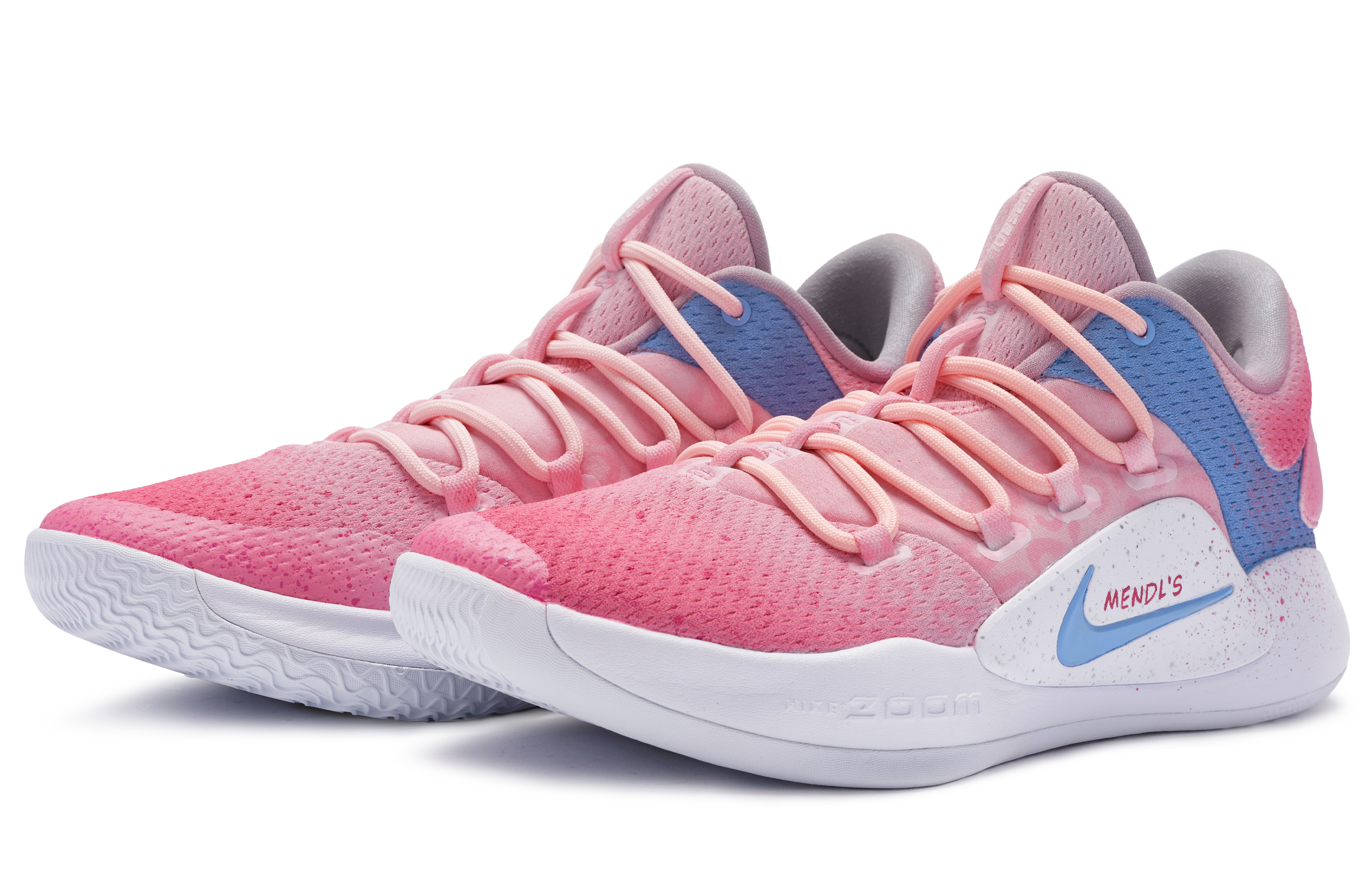 Lookbook 【訂製球鞋】Nike Hyperdunk 10 X Low 10 BIGNIU 曼德蛋糕 手繪噴繪 低筒 籃球鞋 男款 白粉藍