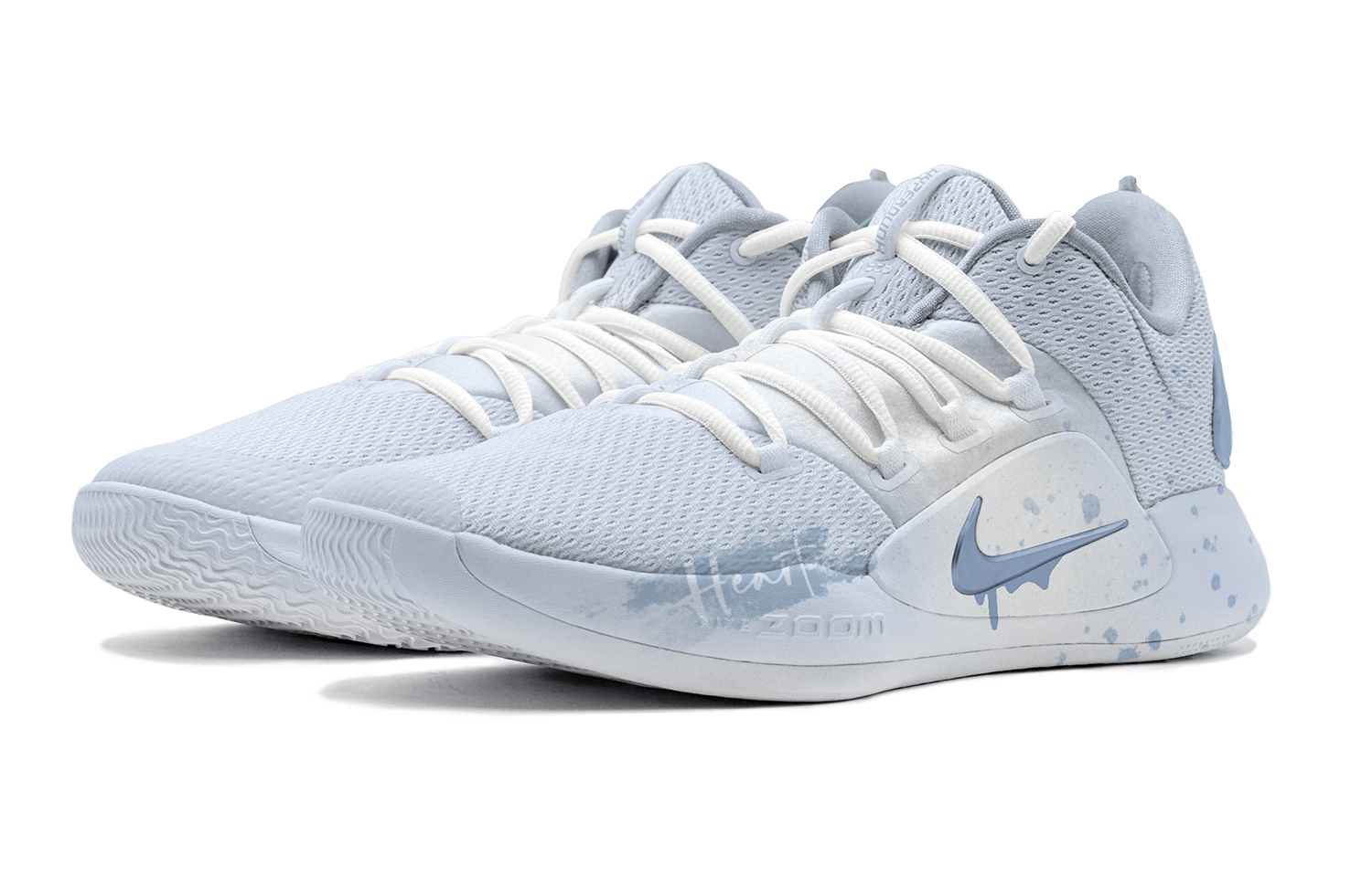 Lookbook [Sepatu Custom] Nike Hyperdunk X Low 'Blue Graffiti' AR0465-100(TeamS-雾霾蓝篮球鞋)