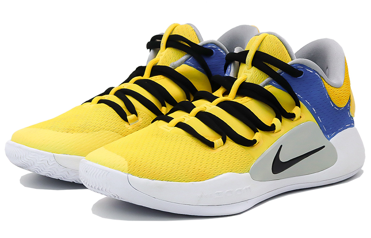 Lookbook 나이키 하이퍼덩크 X 로우 '만화안경'(노랑/파랑) AR0465-100(Team52-黄色眼镜二次元男款)