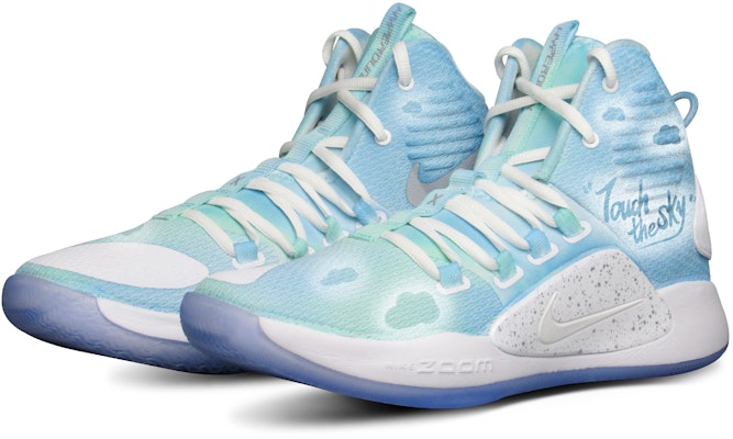 【客製化球鞋】Nike Hyperdunk X 雲朵 棉花糖 小清新 百搭 低幫 籃球鞋 男款 藍色 Lookbook 【客製化球鞋】Nike Hyperdunk X 雲朵 棉花糖 小清新 百搭 低幫 籃球鞋 男款 藍色