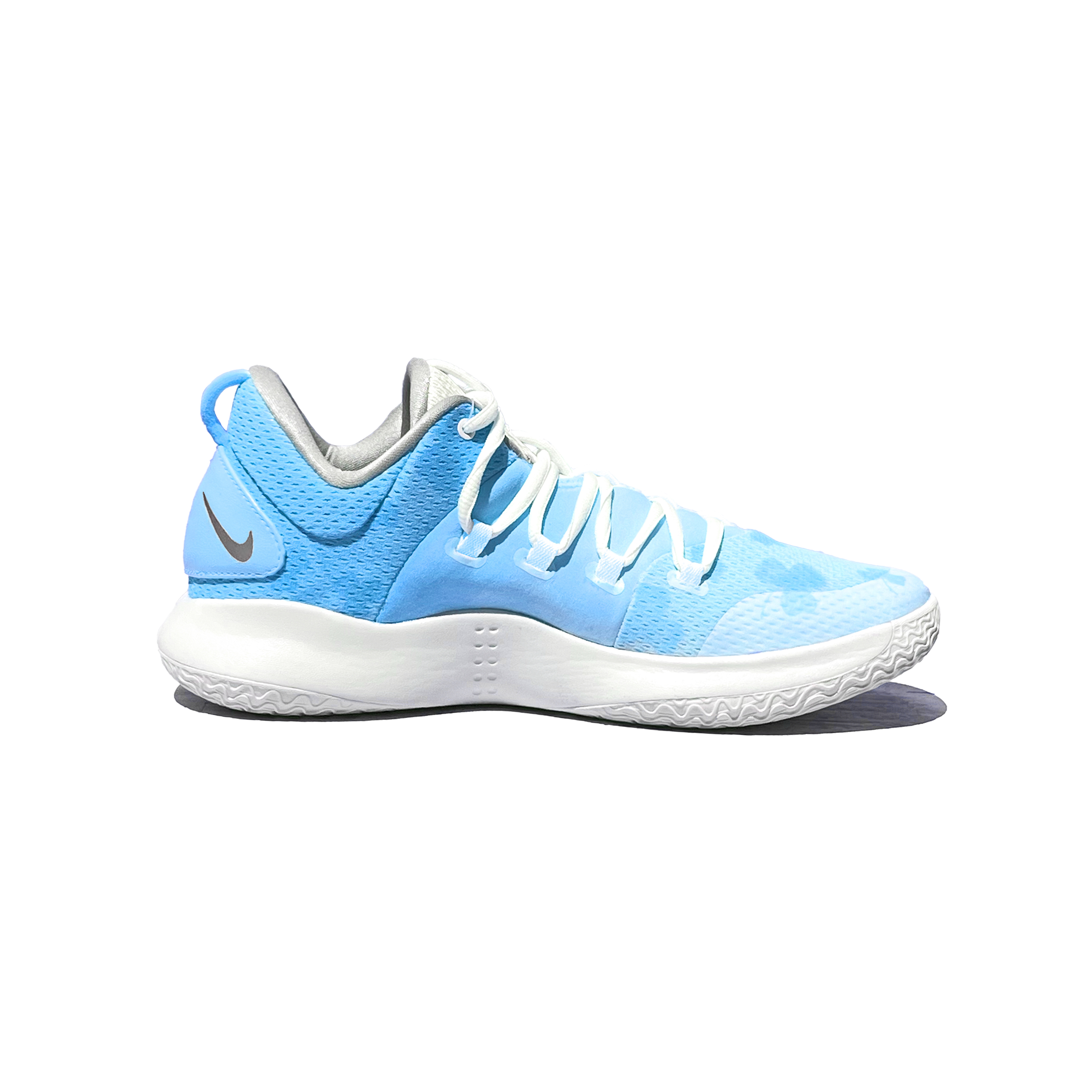 Order [Sneakers Kustom] Nike Hyperdunk X Low 'Clover Gradient Biru Langit' AR0465-100(Team93-大学蓝夏日蓝天）