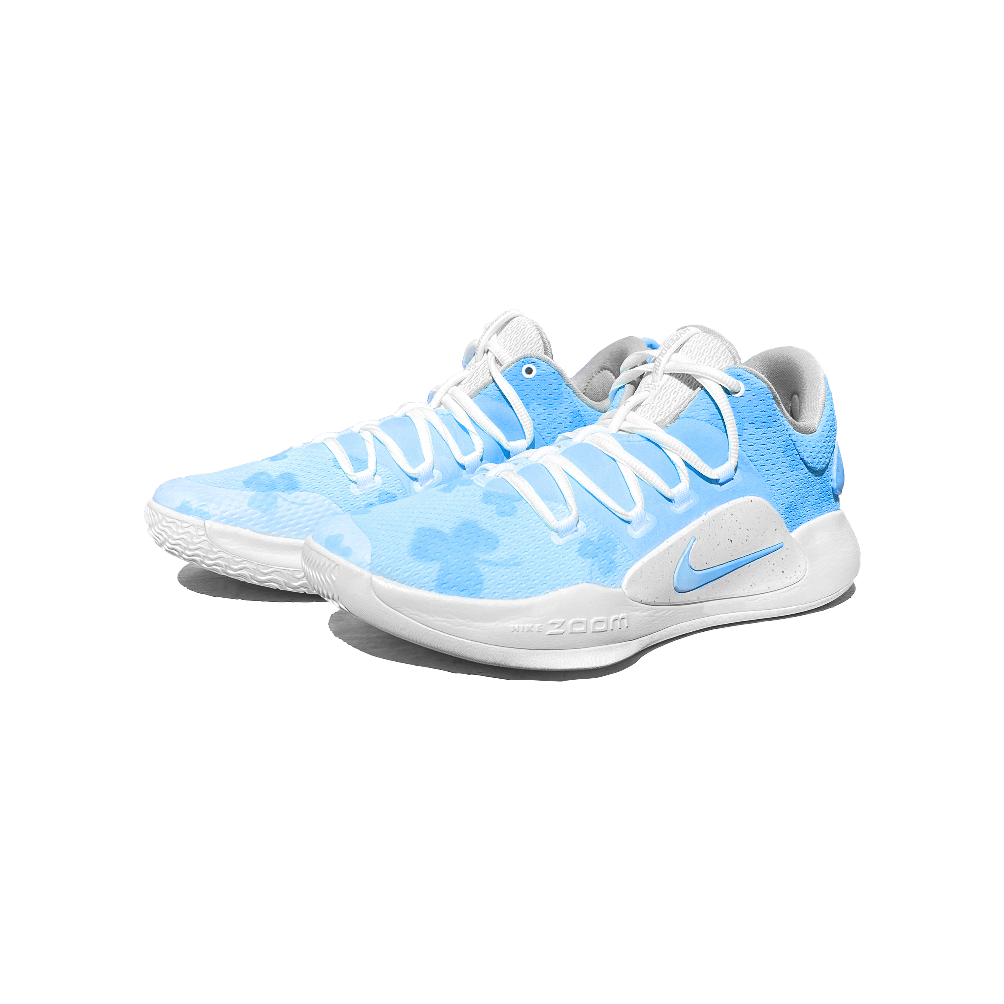 Lookbook [Sneakers Kustom] Nike Hyperdunk X Low 'Clover Gradient Biru Langit' AR0465-100(Team93-大学蓝夏日蓝天）