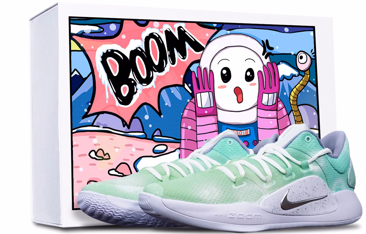 custom-shoes-nike-hyperdunk-x-low-green-halo-snowflake