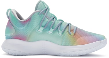 【訂製籃球鞋】Nike Hyperdunk 10 X Low 10 清新漸變 熱成像 手繪噴繪 低筒 籃球鞋 男款 綠紫黃 Order 【訂製籃球鞋】Nike Hyperdunk 10 X Low 10 清新漸變 熱成像 手繪噴繪 低筒 籃球鞋 男款 綠紫黃