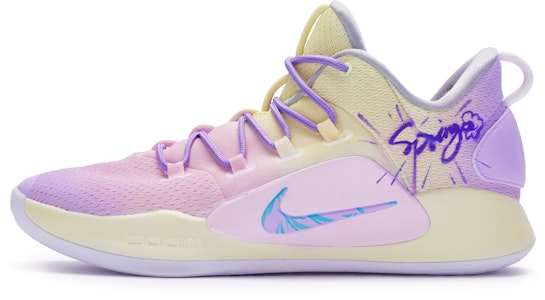 【訂製球鞋】 Nike Hyperdunk X Low 10 811生產 萬花筒 夏日感 特製鞋盒 防滑耐磨 低筒 籃球鞋 男款 紫黃 Buy 【訂製球鞋】 Nike Hyperdunk X Low 10 811生產 萬花筒 夏日感 特製鞋盒 防滑耐磨 低筒 籃球鞋 男款 紫黃