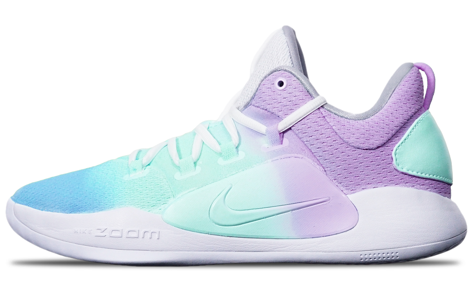 Order [Kasut Custom] Nike Hyperdunk X Low 'Macaron Gradient Biru Ungu' AR0465-100(TeamT-蓝紫三色渐变)