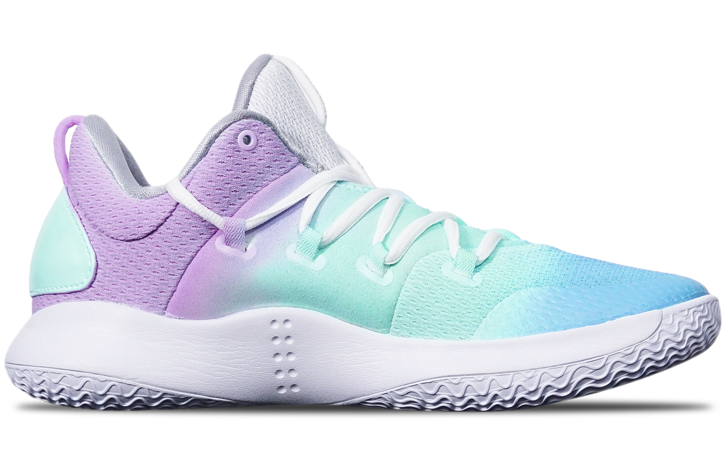 Lookbook [Kasut Custom] Nike Hyperdunk X Low 'Macaron Gradient Biru Ungu' AR0465-100(TeamT-蓝紫三色渐变)