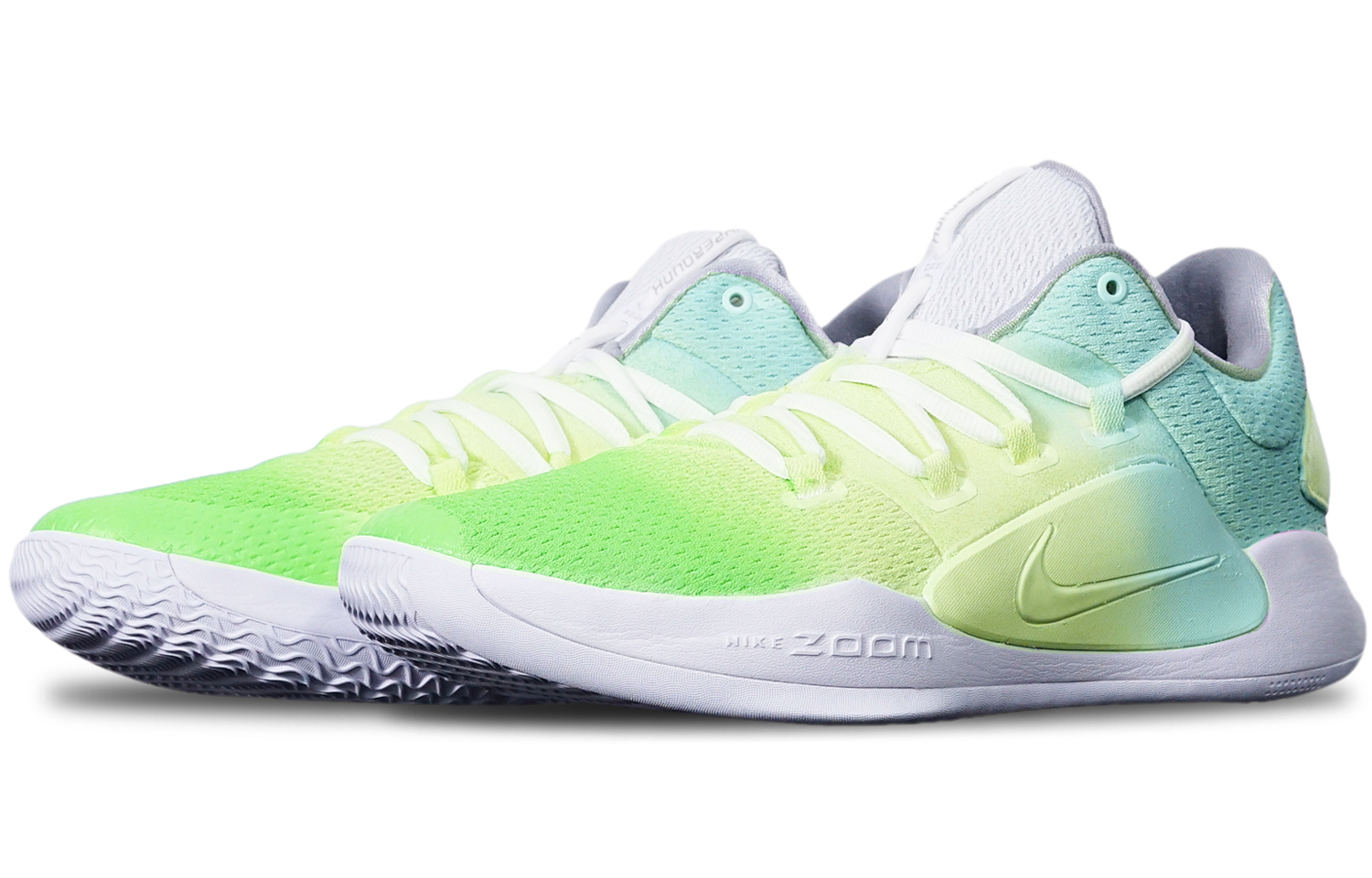 Shop 나이키 하이퍼덩크 X 로우 '마카롱 그라데이션' (Nike Hyperdunk X Low '마카롱 그라데이션') AR0465-100(TeamT-绿蓝三色渐变)