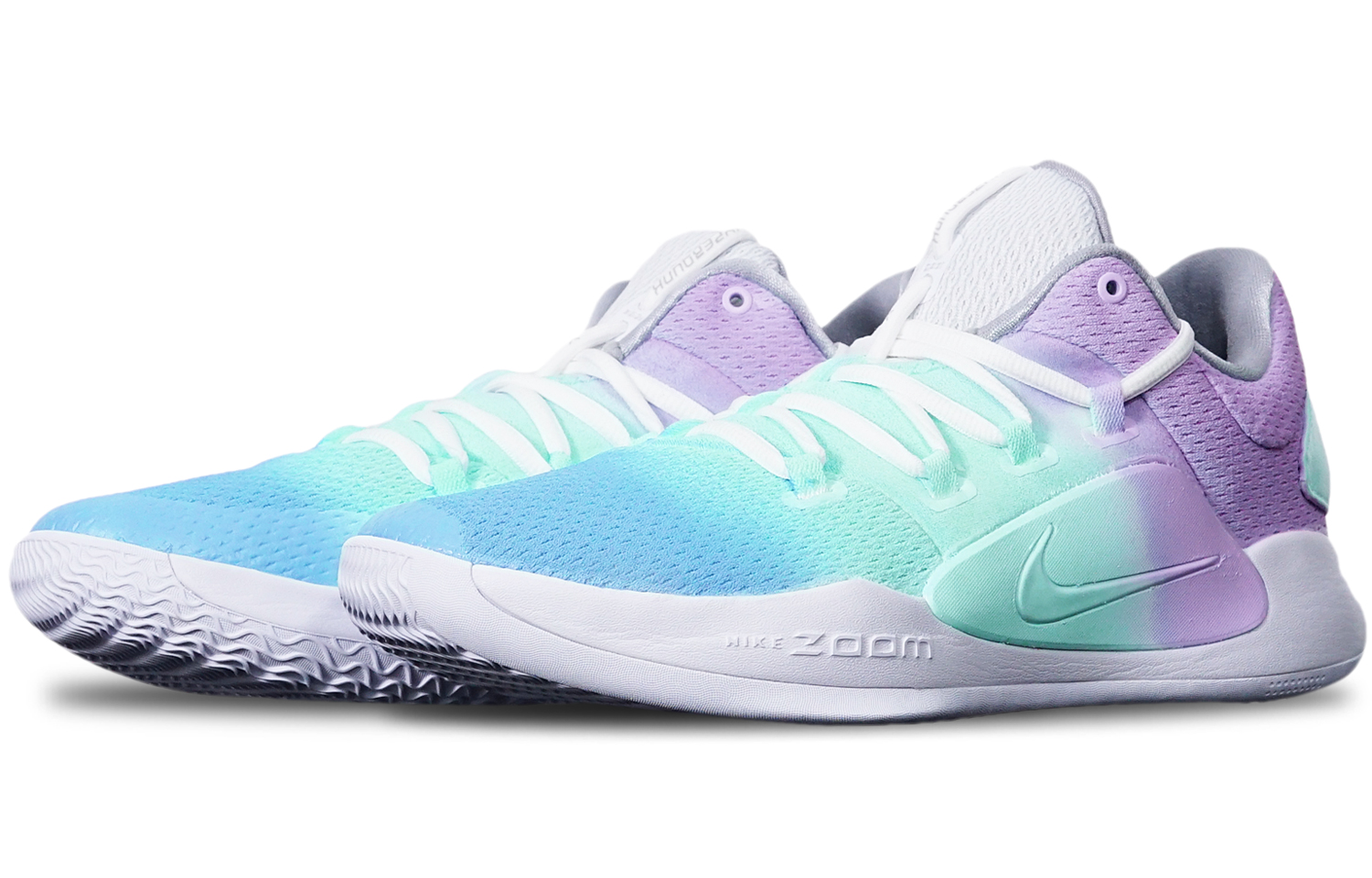 Shop [Kasut Custom] Nike Hyperdunk X Low 'Macaron Gradient Biru Ungu' AR0465-100(TeamT-蓝紫三色渐变)