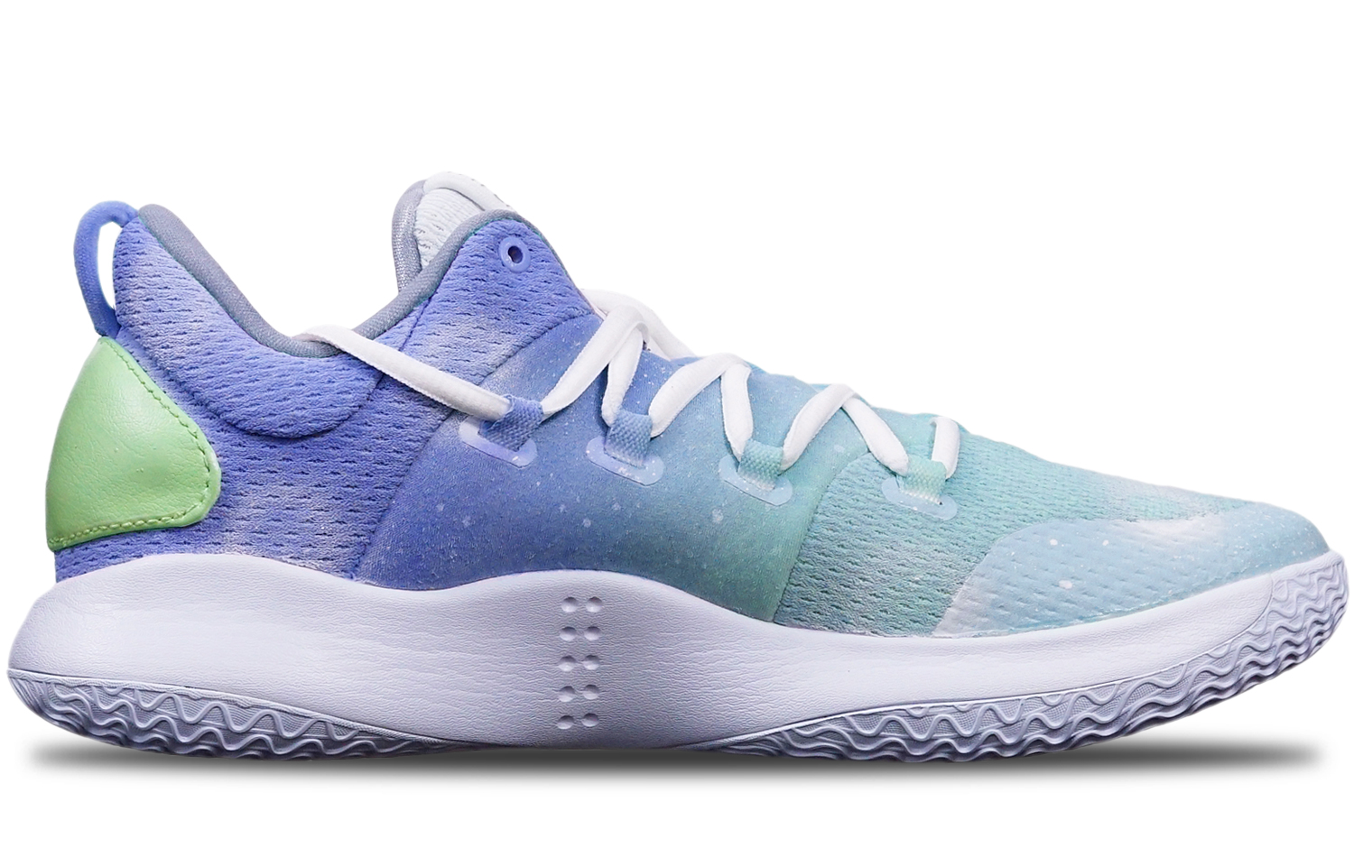 Lookbook ナイキ ハイパーダンク X ロー "マカロン雪花" (カスタム) AR0465-100(TeamT-光晕蓝色渐变)