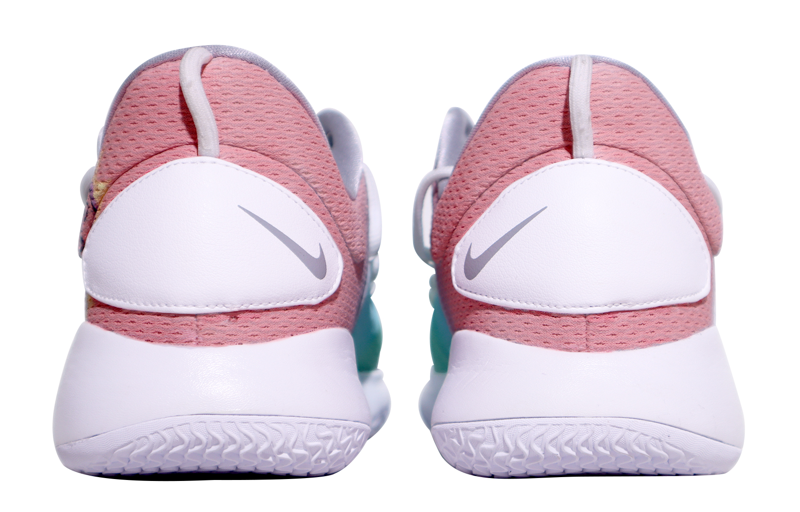 Purchase [Sepatu Kustom] Nike Hyperdunk X Low 'Marshmallow Graffiti Pudar Pink Biru' AR0465-100(TeamX-渐变涂鸦男款)