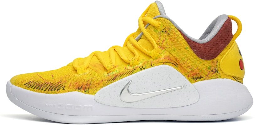 【客製球鞋】Nike Hyperdunk X Low 10 皮卡丘色調 寶可夢潑墨 二次元 低筒 籃球鞋 男款 黃棕 Buy 【客製球鞋】Nike Hyperdunk X Low 10 皮卡丘色調 寶可夢潑墨 二次元 低筒 籃球鞋 男款 黃棕